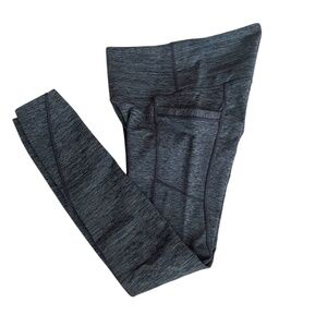 Athleta Heather Gray Leggings Side Pockets Women’s Size XS